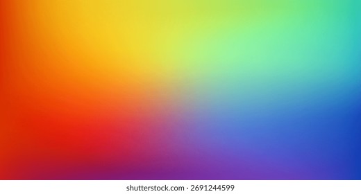 Fondo de malla de degradado colorido liso y borroso. Colores brillantes modernos del arco iris. Ilustraciones de colores suaves fáciles de editar