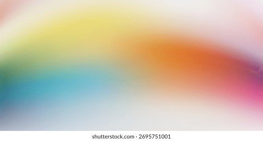 Smooth and blurry colorful gradient mesh background. 