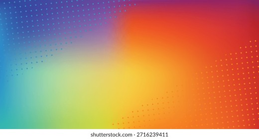 Fondo de malla de degradado colorido liso y borroso. Colores brillantes modernos del arco iris. Plantilla de Anuncio de Vector de color suave fácil de editar. Calidad de Premium