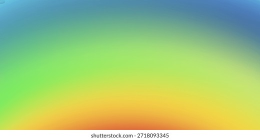 Fondo de malla de degradado colorido liso y borroso. Colores brillantes modernos del arco iris. Plantilla de Anuncio de Vector de color suave fácil de editar. Calidad de Premium