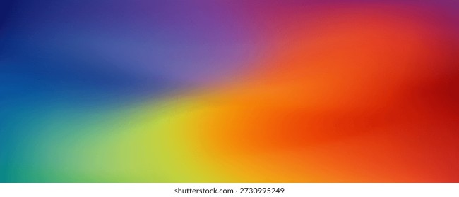 Fundo de malha de gradiente colorido suave e borrado. Modernas cores brilhantes do arco-íris. Modelo de banner de vetor de cor suave fácil de editar. Qualidade superior