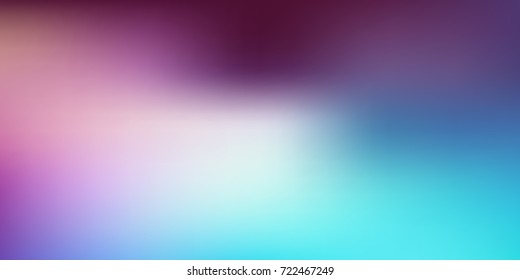 Smooth and blurry colorful gradient mesh background. Vector illustration with bright colors. Easy editable soft colored vector banner template. Premium quality.
