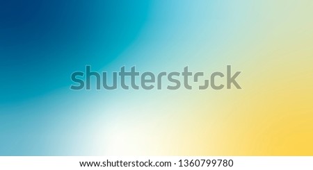 Smooth and blurry colorful gradient mesh background. Vector illustration with bright colors. Easy editable soft colored vector banner template. Premium quality
