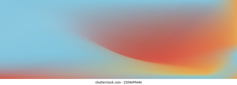 Smooth Bright Blurry Wavy Gradient Mesh. Blue Orange Rainbow Motion Yellow Design Pic. Violet Flow Green Fluid Red Gradient Background. Pastel Vibrant Liquid Purple Curve Aquarelle Background.