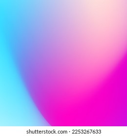 Smooth bright gradient background. Purple, pink, blue abstract wallpaper. Blurred liquid flowing vibrant mesh texture. Square 