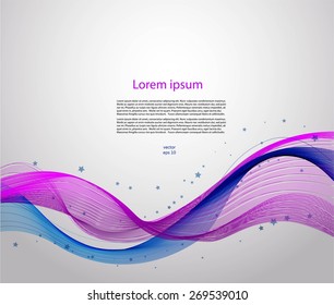 Smooth bright lines with stars