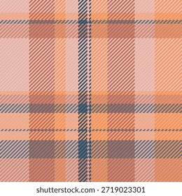Texturvektor mit glattem Scheck, Textilien aus Tartan. Website nahtloses Muster Stoff Hintergrund in hellen und roten Farben Palette.