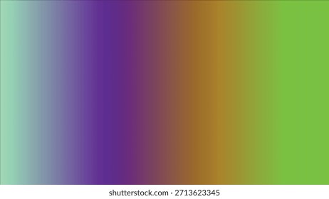 Un degradado de color suave mezcla el púrpura, el naranja y el verde, creando un fondo visualmente atractivo.