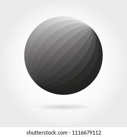 Smooth color gradient icon logo. Vector illustration for your design project.