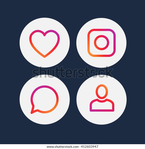 183 Instragram Icon Images, Stock Photos & Vectors | Shutterstock