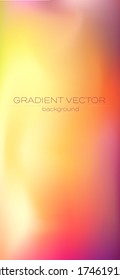 Smooth color gradient  Vector illustration X size  Template for smartphones vertical banners  Phone UI 
