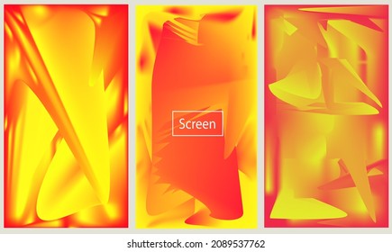 Smooth color gradient vector illustration. Abstract banner background for mobile app screen. Smooth texture modern vector background. EPS 10 vector