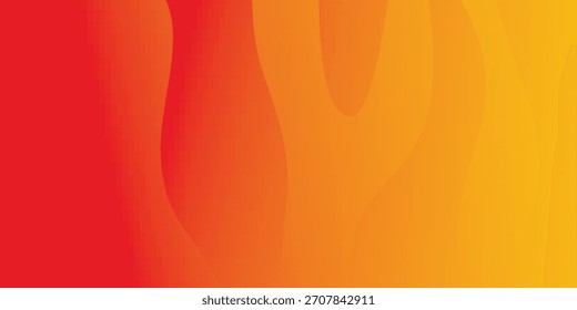 Transição suave de cores de vermelho para laranja para amarelo, criando um fundo quente e abstrato com padrões verticais sutis e fluidos.