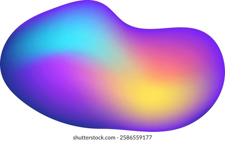 Smooth color transitions blend seamlessly in this abstract design, creating a vibrant and modern background suitable for various creative projects