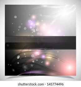 Smooth colorful abstract glowing background. Vector illustration