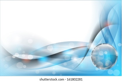 Smooth colorful abstract glowing background. Vector illustration