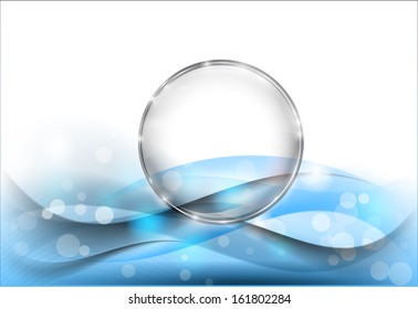 Smooth colorful abstract glowing background. Vector illustration