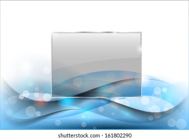 Smooth colorful abstract glowing background. Vector illustration