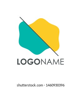 smooth and cool polygon logo vector