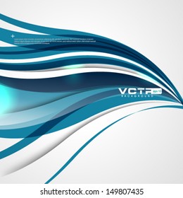 Smooth Curve Lines Background