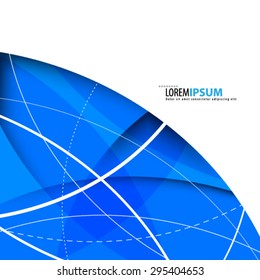 Smooth Curve Lines Background