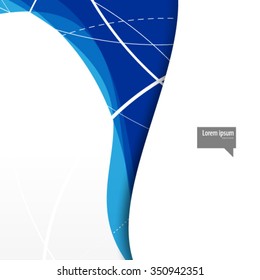 Smooth Curve Lines Background