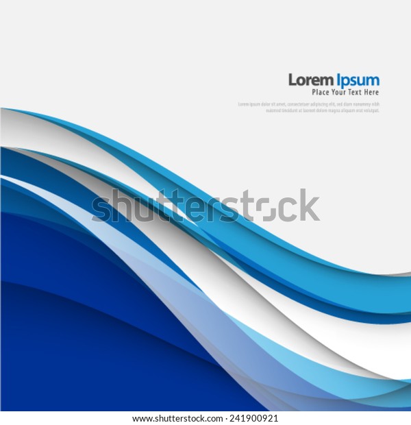 Smooth Curve Lines Background Stock Vector (Royalty Free) 241900921