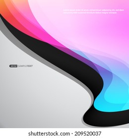 Smooth Curve Lines Design Background