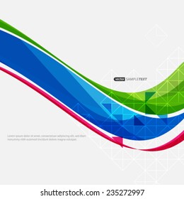 Smooth Curve Lines Digital Background