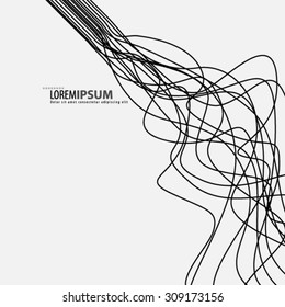 Smooth Curve Lines Digital Background