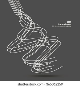Smooth Curve Lines Digital Background