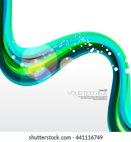 Smooth Curve Lines Layout/Design Cover Background