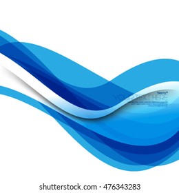 Smooth Curve Lines Layout/Design Cover Background