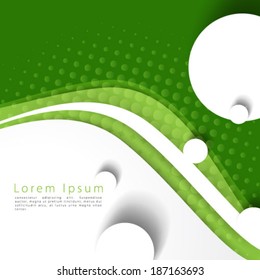 Smooth Curve Lines Modern Concept Background