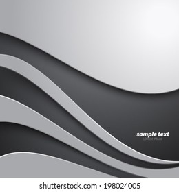 Smooth Curve Lines Modern Concept Background