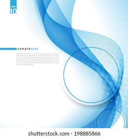 Smooth Curve Lines Modern Concept Background