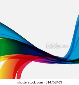 Smooth Curve Lines Modern Concept Background
