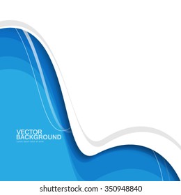 Smooth Curve Lines Modern Concept Background