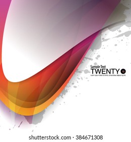 Smooth Curve Lines Modern Concept Background