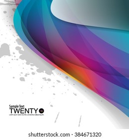 Smooth Curve Lines Modern Concept Background