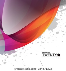 Smooth Curve Lines Modern Concept Background