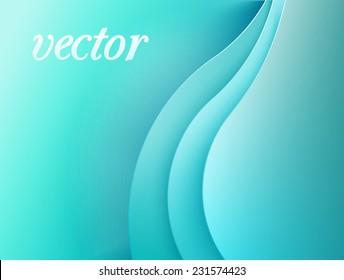 Smooth curvy vector composition for elegant background