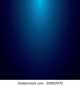 Smooth Dark blue with Black vignette Studio. Gradient abstract background.