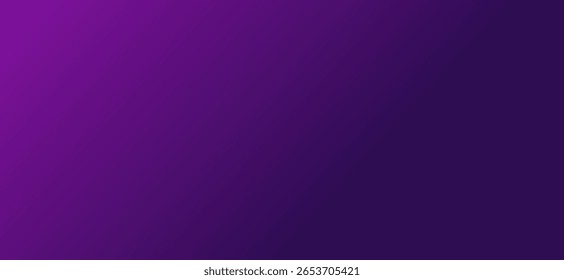 Fundo de gradiente roxo escuro e suave, em transição de um violeta mais claro para um índigo profundo.