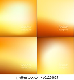 Smooth defocused blur backgrounds set