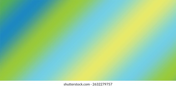 A smooth, diagonal gradient transition between shades of blue, green, and yellow.