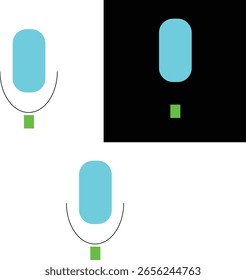 suave disco mike ícone design para o seu site