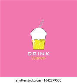 Smooth Drink / Cup Logo, Suitable for drink company or drink seller and others