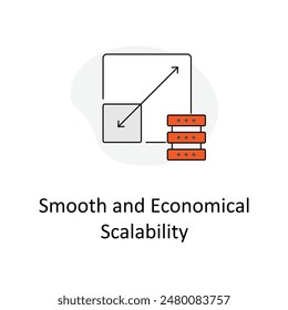 Smooth and Economical Scalability: Efficient and Budget-Friendly Growth with editable stroke.