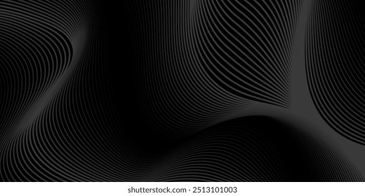 Fundo abstrato de textura de cetim preto elegante suave. Design de fundo luxuoso